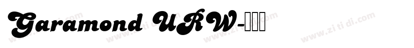 Garamond URW字体转换